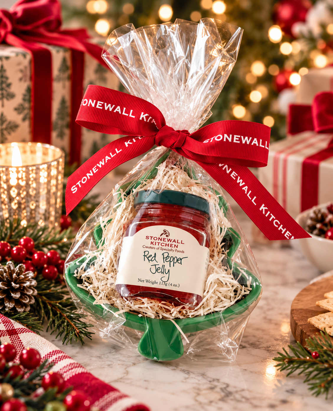 Red Pepper Jelly Tree Ramekin Gift Set
