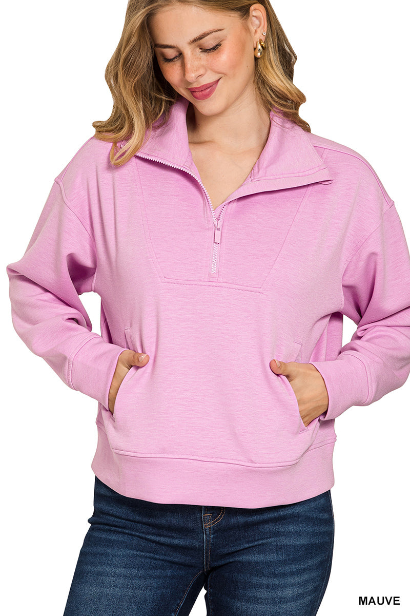 Scuba Half-Zip Pullover Sweatshirt