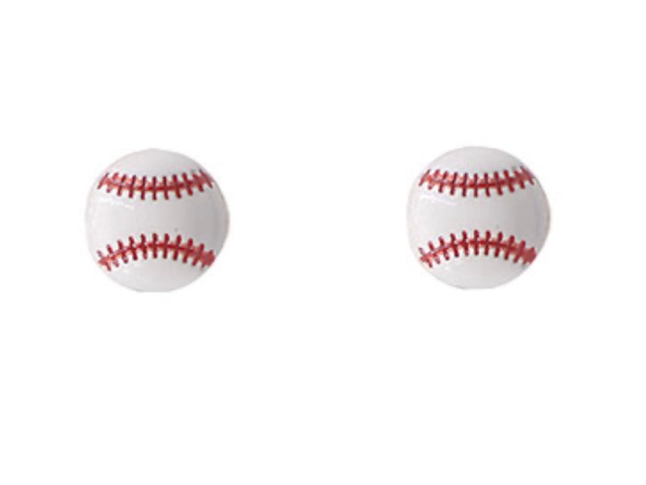 Baseball Stud Earrings