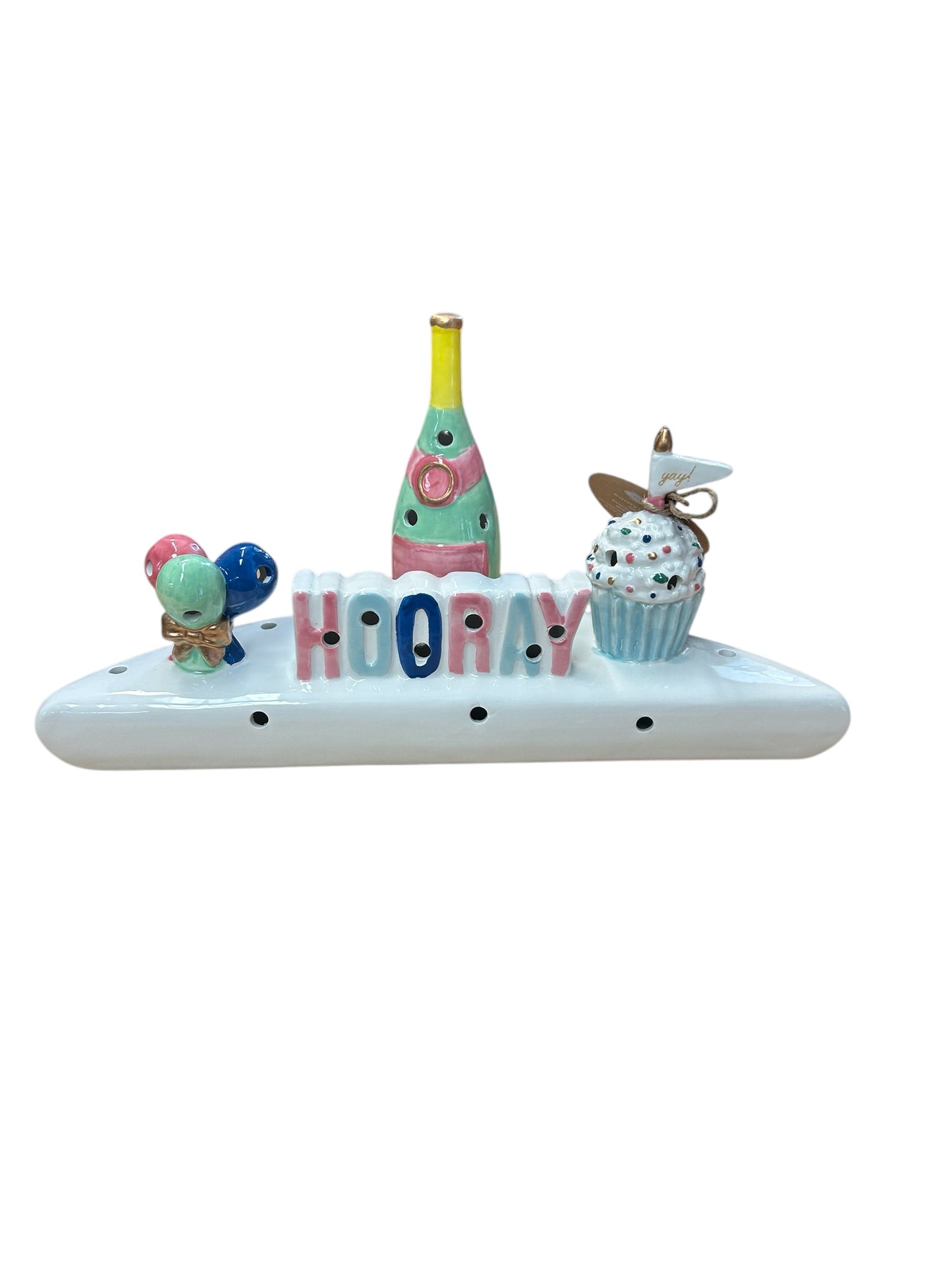 Mud Pie Birthday Large Light Up Sitter