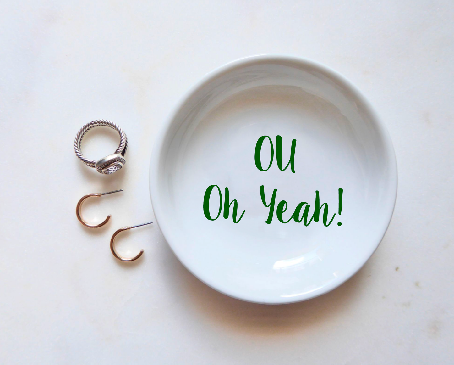 OU Oh Yeah Ring Dish / Ohio University / Ohio Bobcats