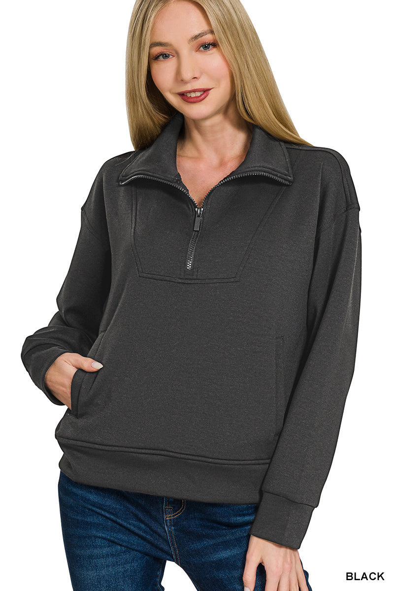 Scuba Half-Zip Pullover Sweatshirt
