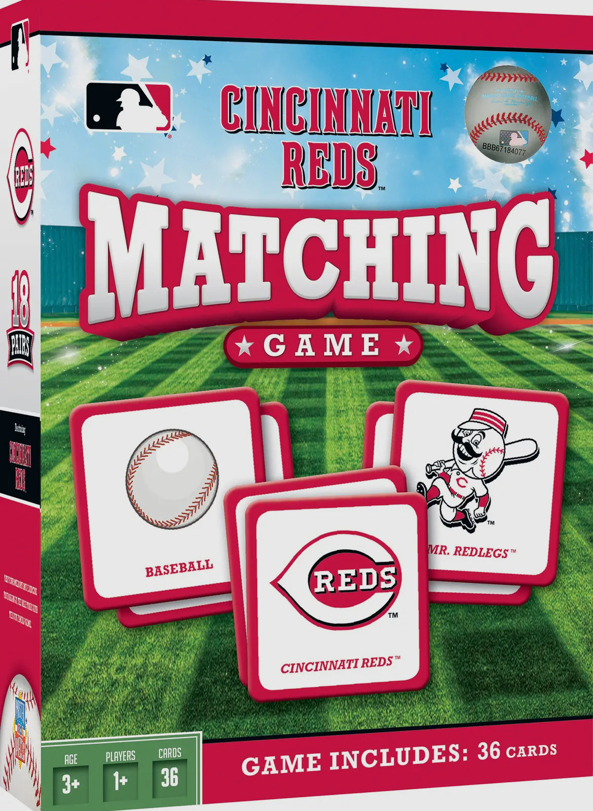 Cincinnati Reds Matching Game