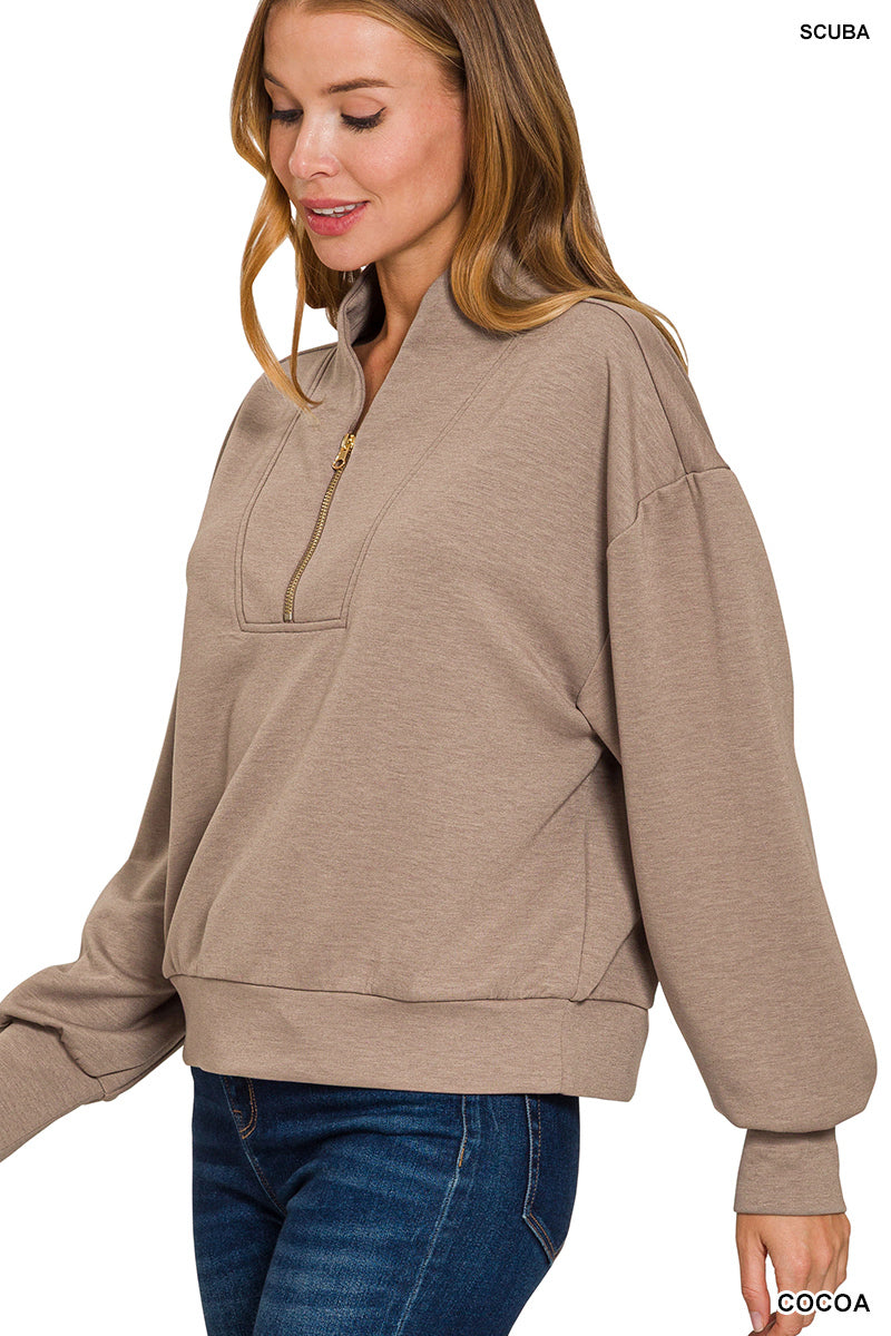 Scuba Half Zip Pullover
