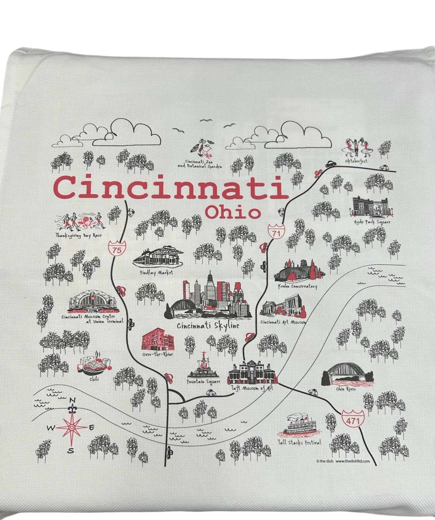Cincinnati Landmark Towel
