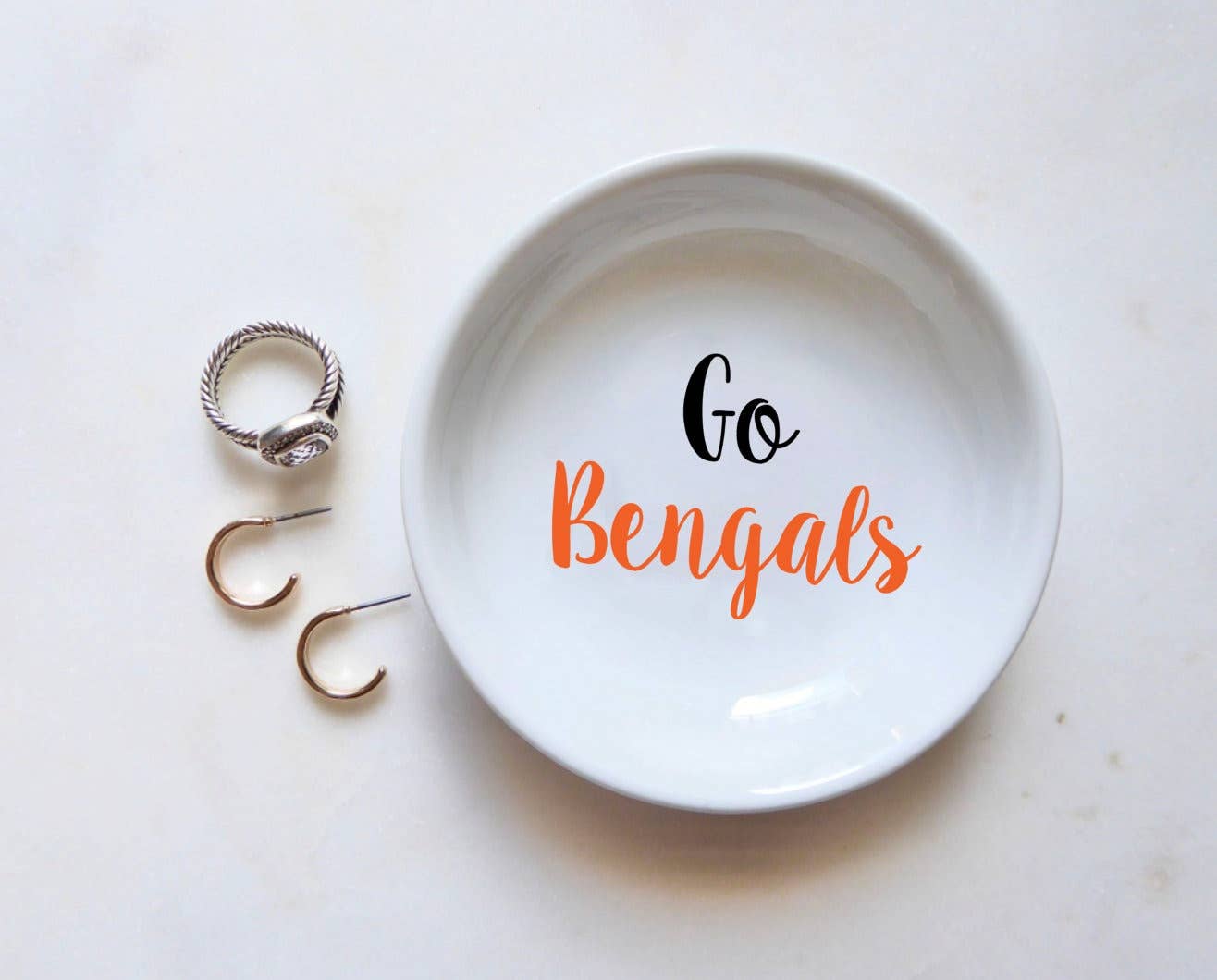 Go Bengals Ring Dish