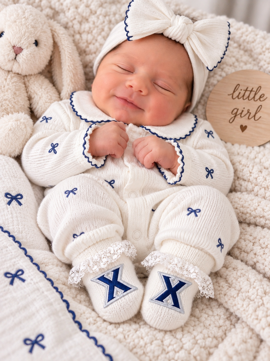 Xavier Baby Girls Ruffle Booties
