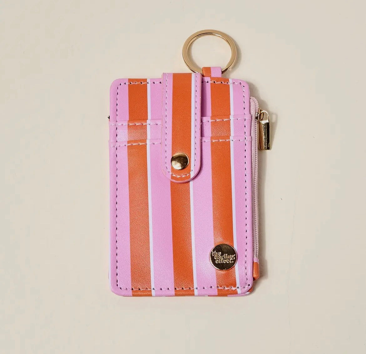 Ripple Ridge Keychain Wallet