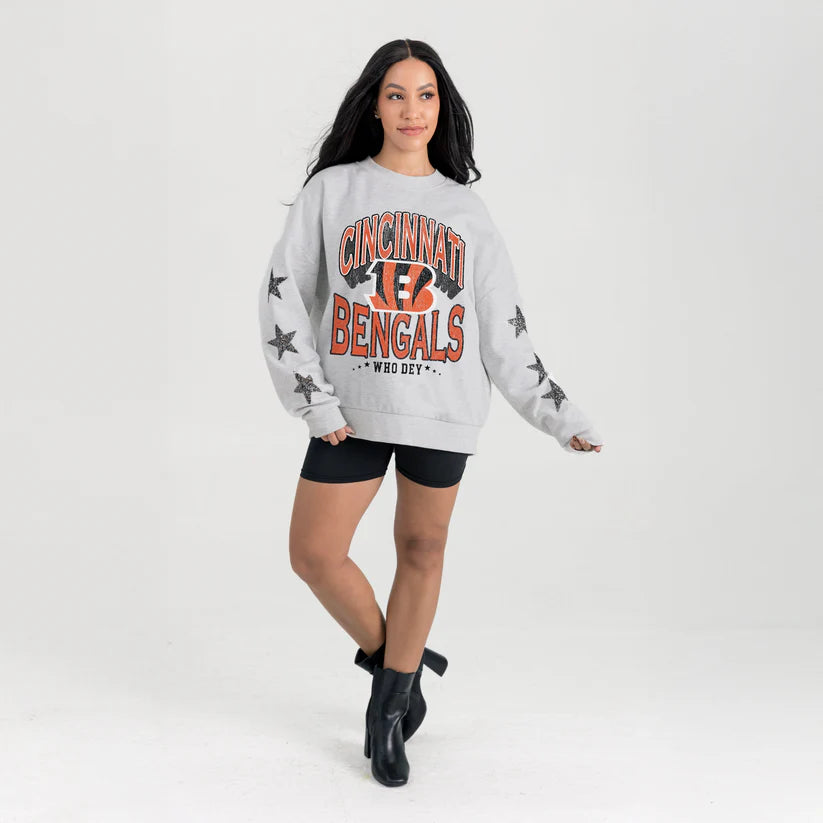 Cincinnati Bengals Resilience Star Sleeve Pullover
