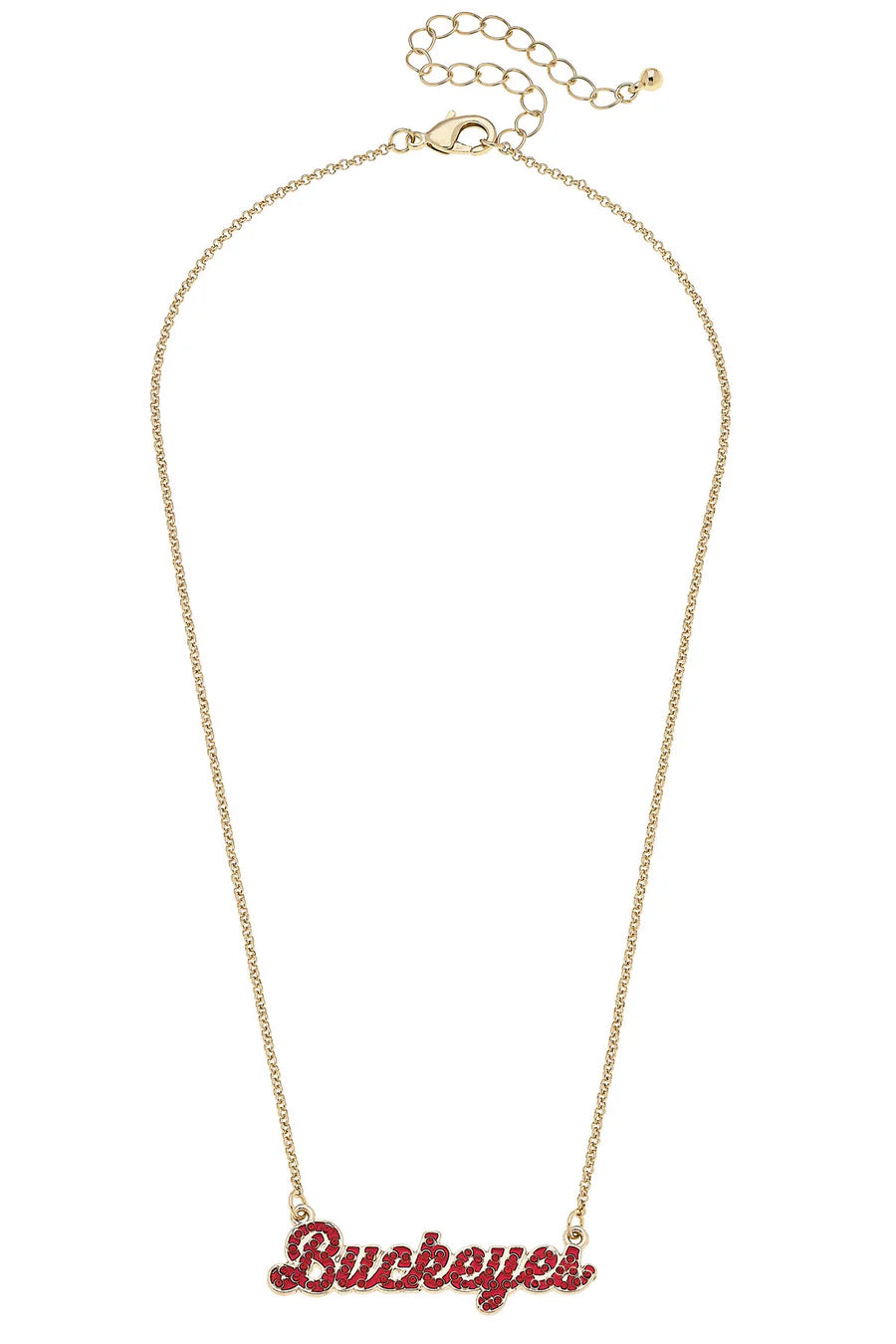 Buckeyes Pave Necklace