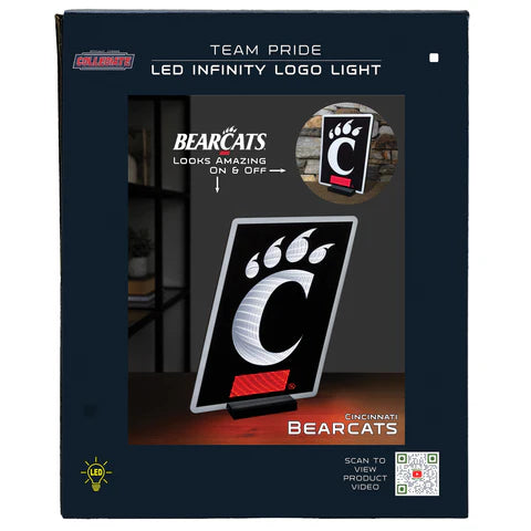 Cincinnati Bearcats LED Logo Infinity Light