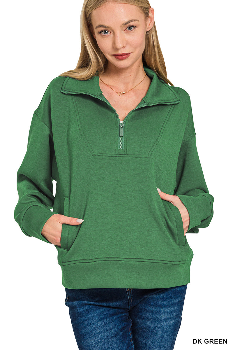Scuba Half-Zip Pullover Sweatshirt