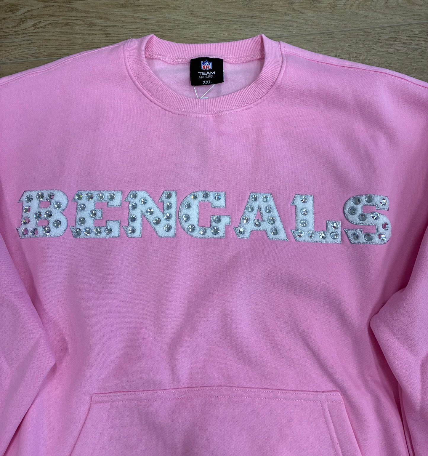 Bengals Jeweled Pink Sweatshirt