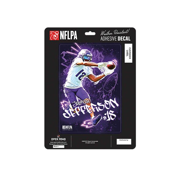 NFLPA Weather Resistant Decal