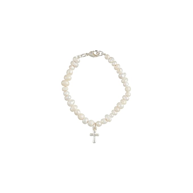 Mud Pie Baby Boxed Cross Bracelet