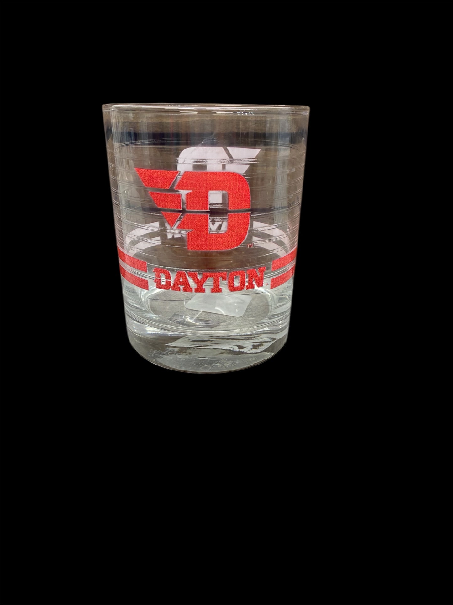 14oz Dayton Flyers Ring Rocks Glass