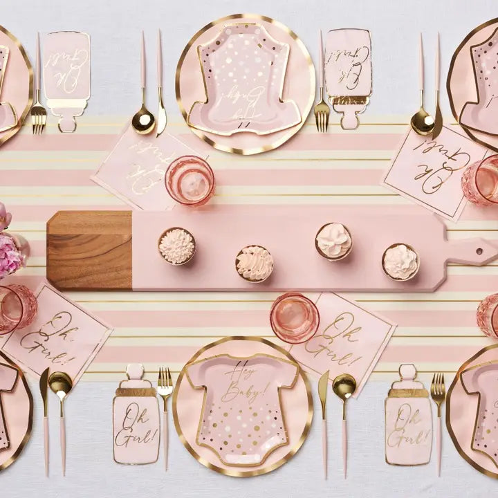 Hey Baby Pink Lunch Napkin 20pkg