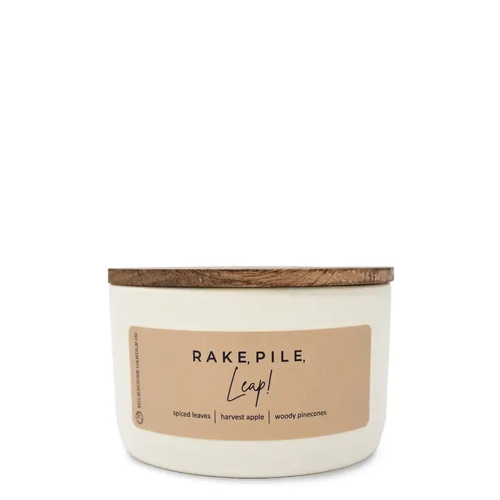 Rake Pile Leap Candle