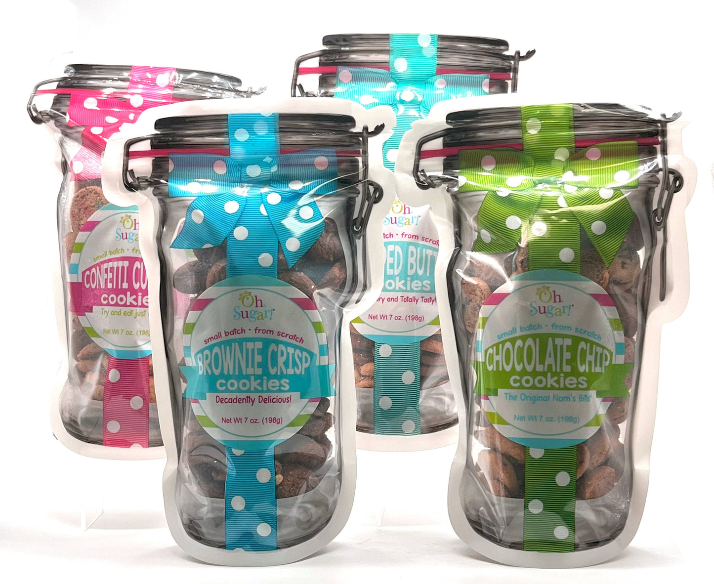 Cookie Mason Jar Pouches