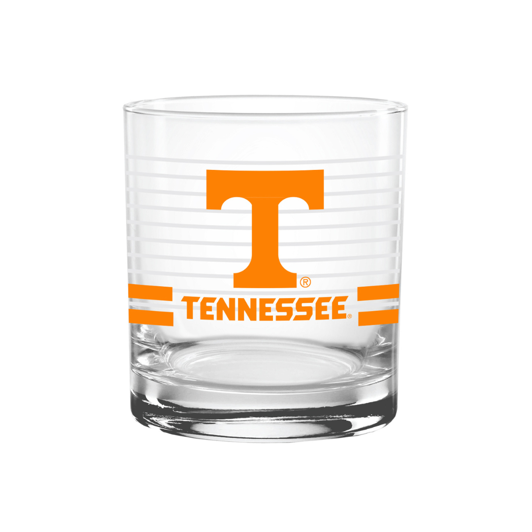 14oz Tennessee Volunteers Ring Rocks Glass
