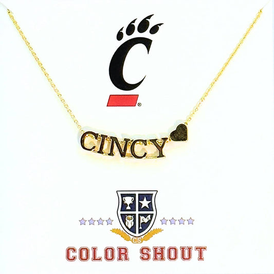 N202 - CIN: University of Cincinnati Heart Necklace
