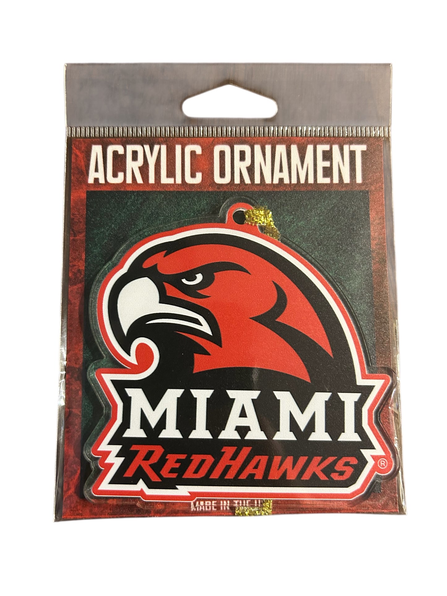 College Acrylic Mascot Ornaments