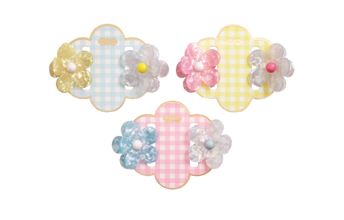 Flower Claw Hair Clips