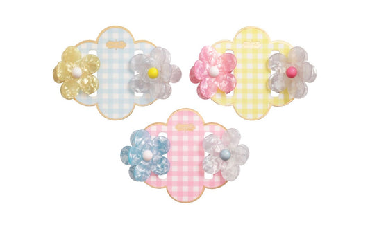 Flower Claw Hair Clips