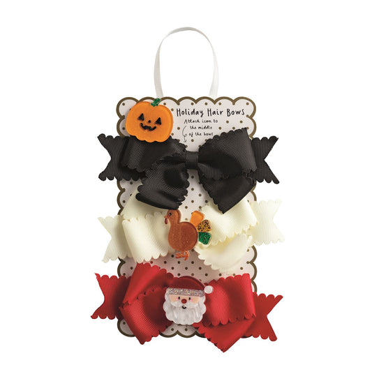 My First Holiday Hair Bow Set