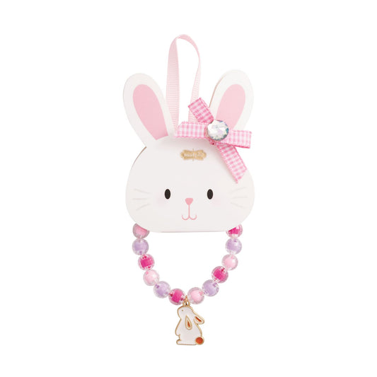 Easter Bunny Charm Bracelet and Ring Set