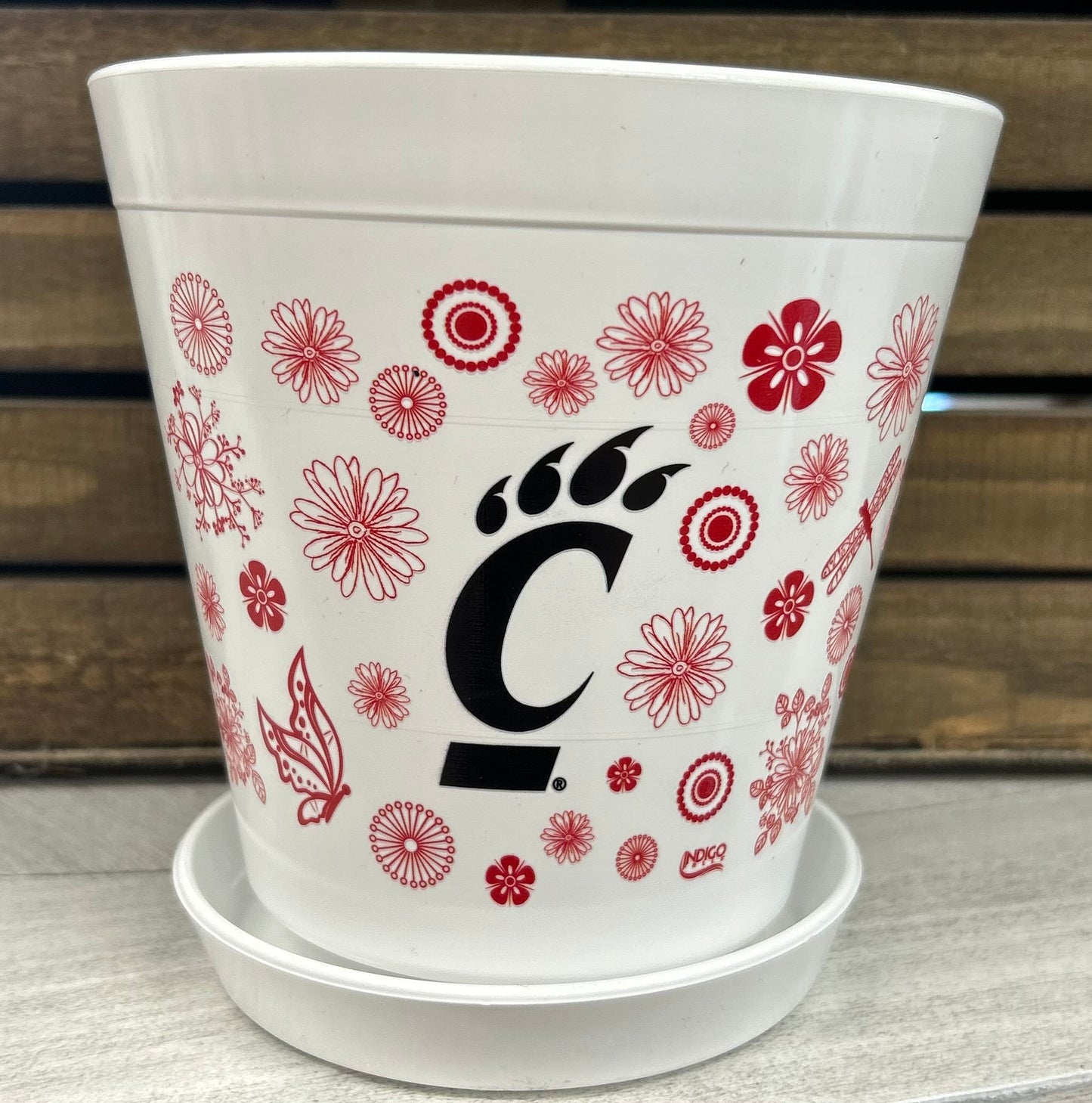 Cincinnati Bearcats Flower Pot/Snack Bowl