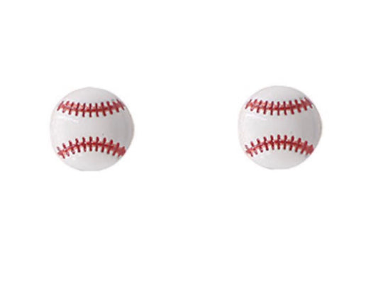 Baseball Stud Earrings