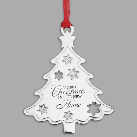 First Christmas in Our New Home Ornament Tree Shape Ornament