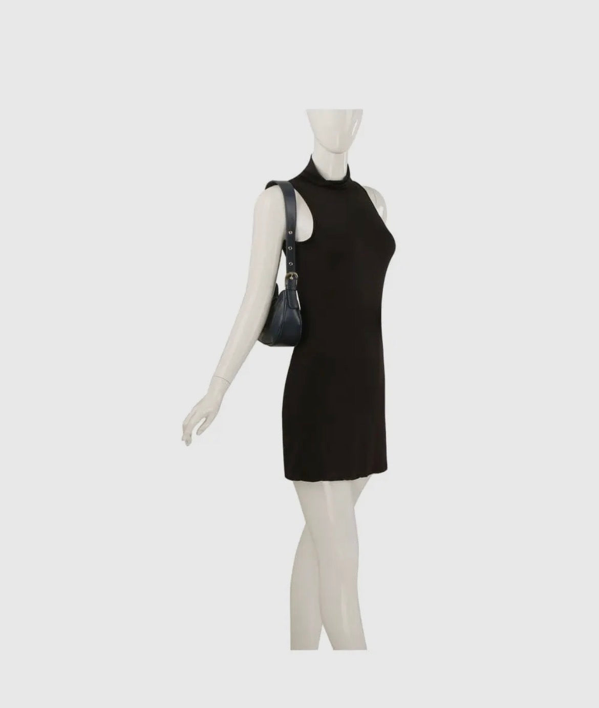 Buckle Baguette Shoulder Bag
