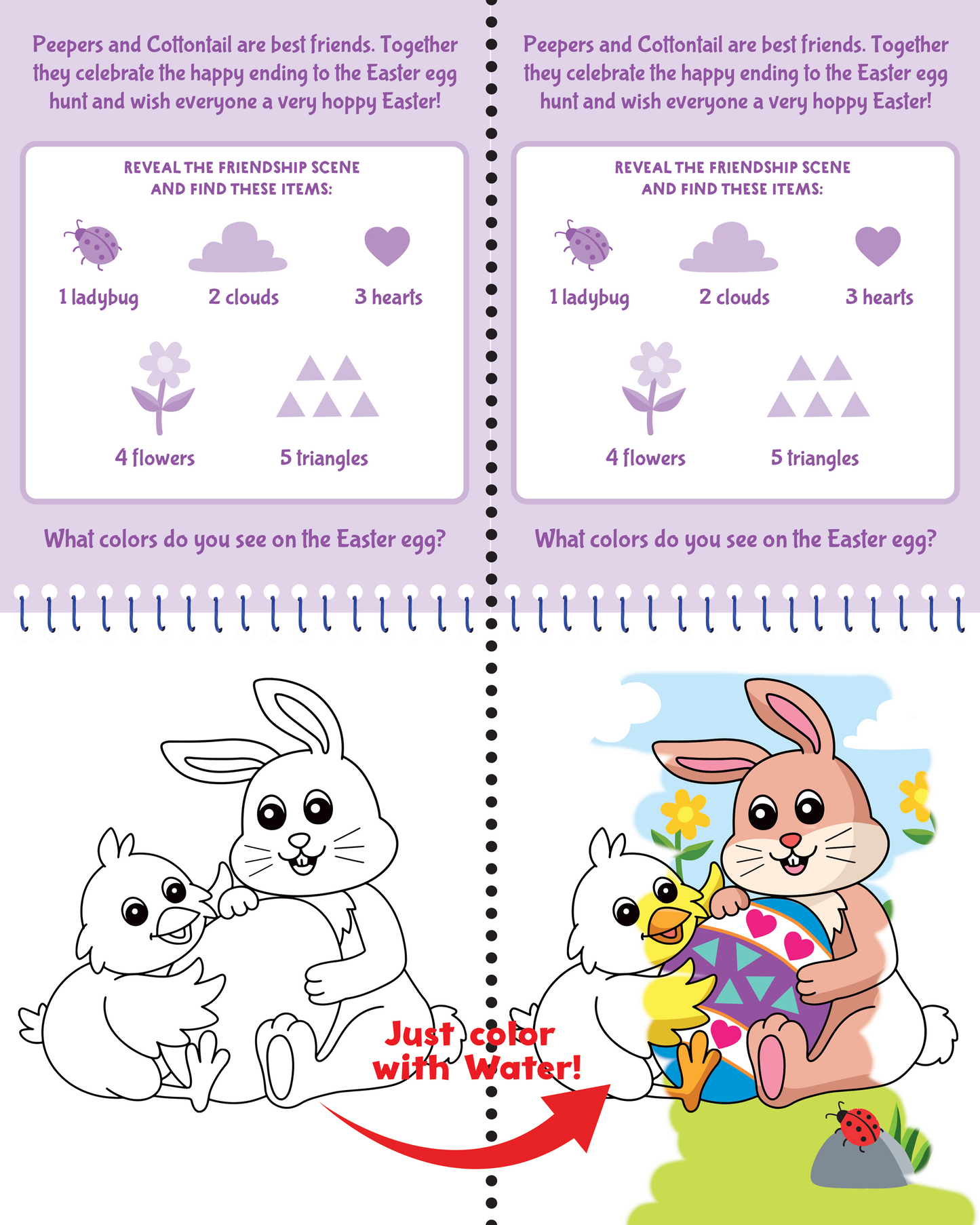 Color With Water - Easter