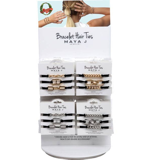 2-in-1 Bracelet Hair Tie Sets - Classic
