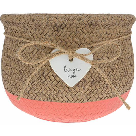Love You Mom - 8.5" Flower Pot