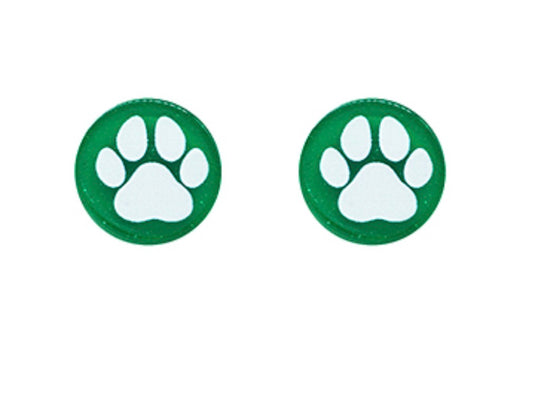 Paw Print Acrylic Stud Earring