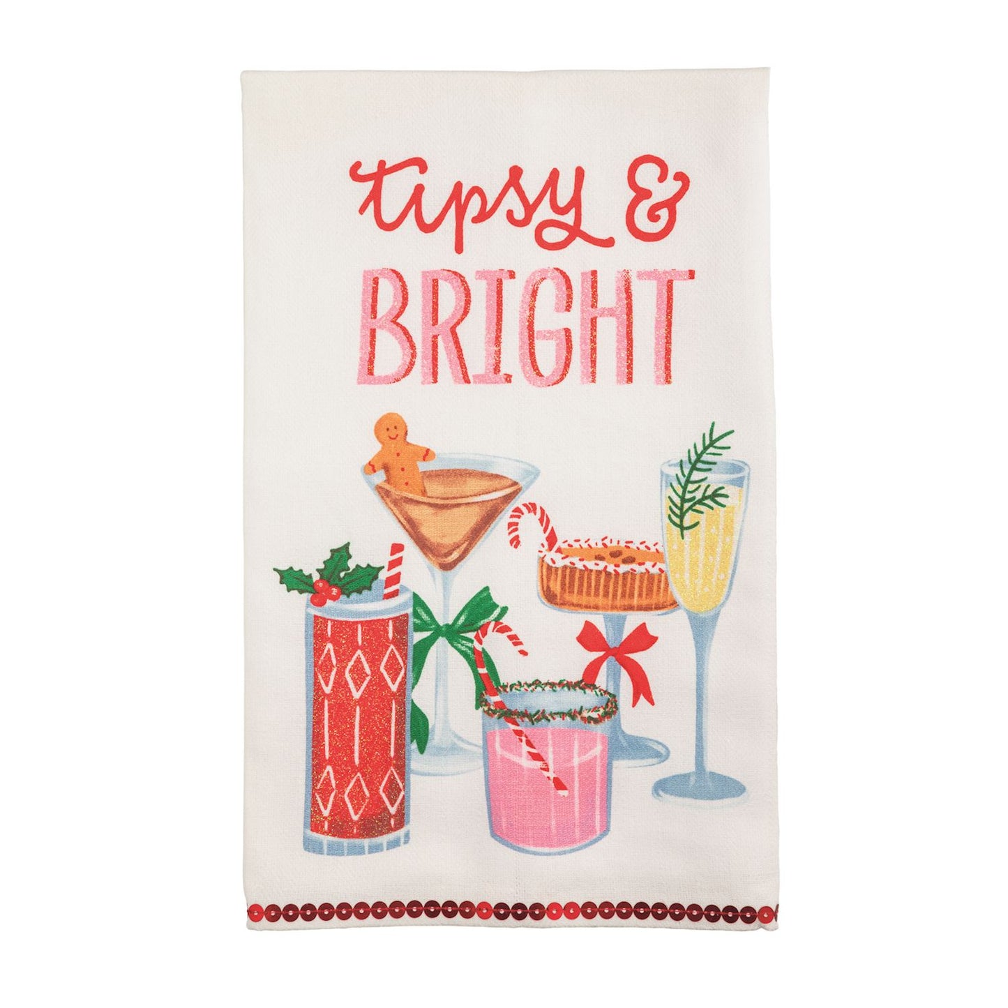 Tis The Season Holiday Bar Towel