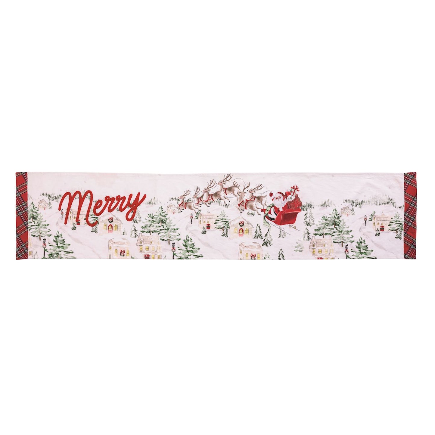 Santa Scene Table Runner