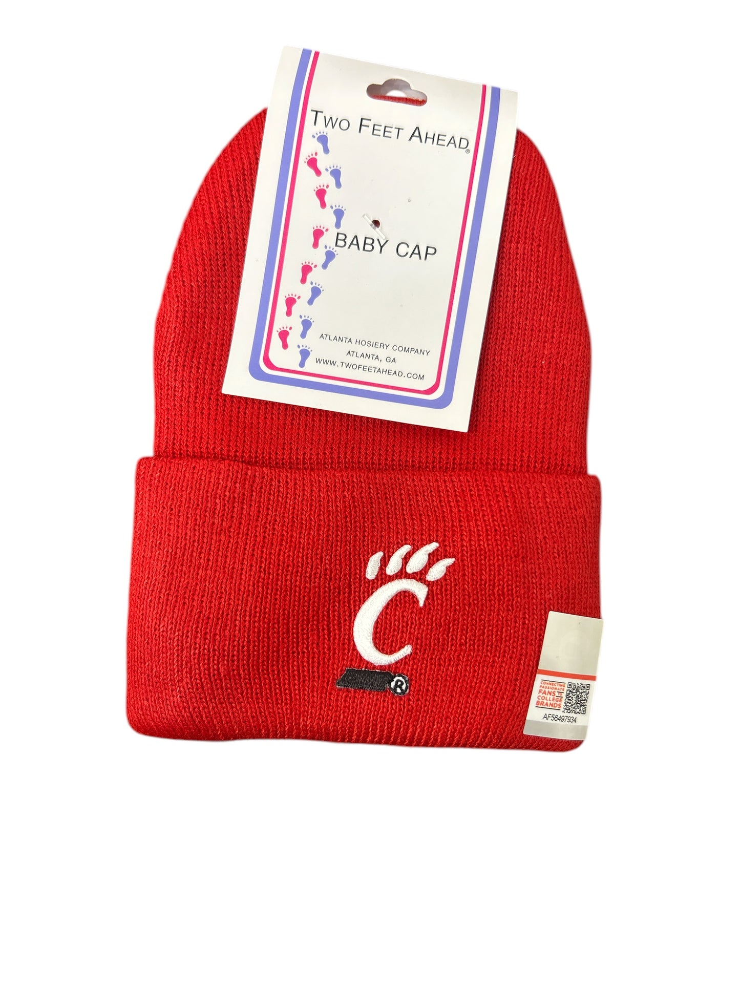 Newborn Knit Cincinnati Bearcats Cap