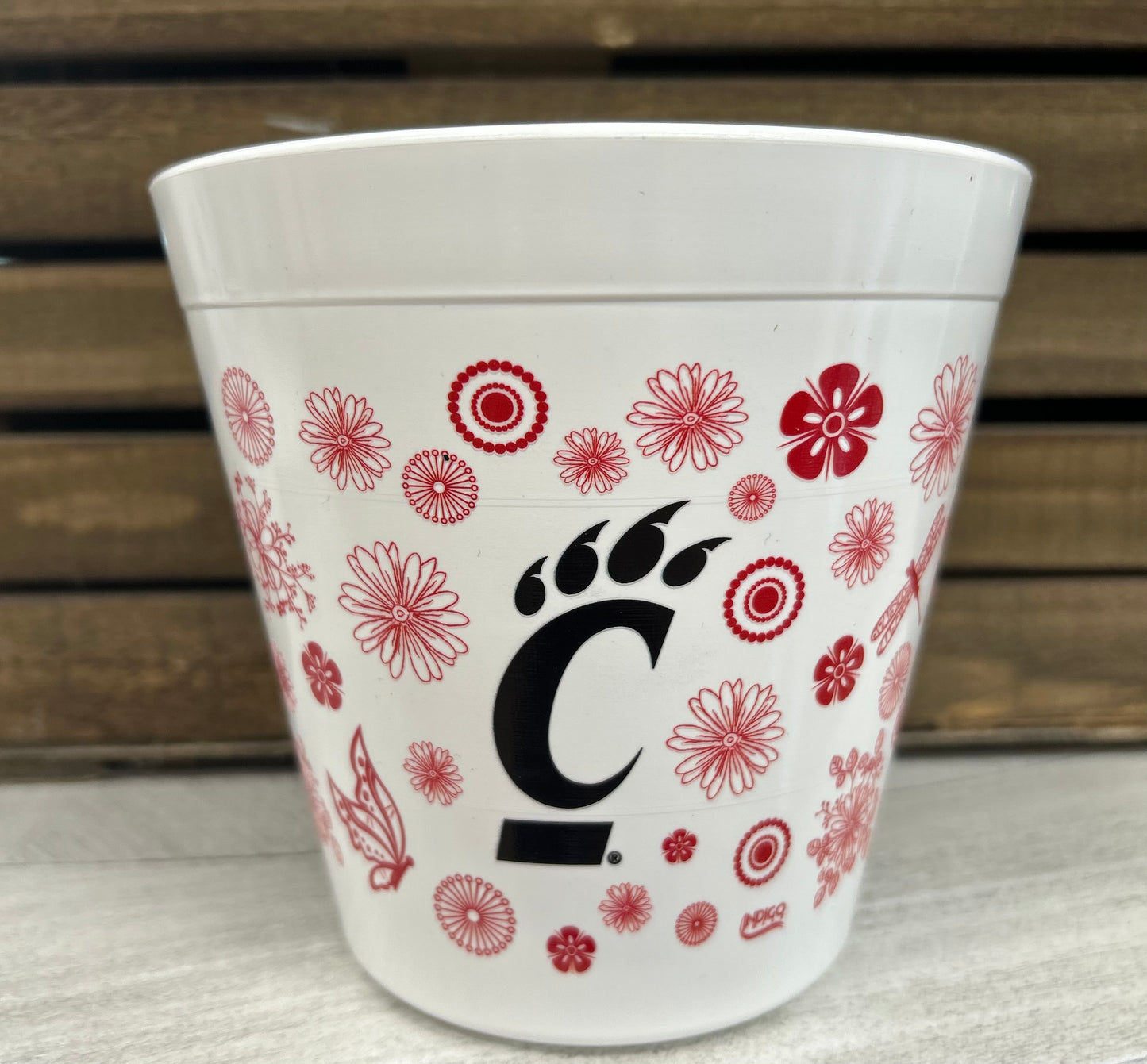 Cincinnati Bearcats Flower Pot/Snack Bowl
