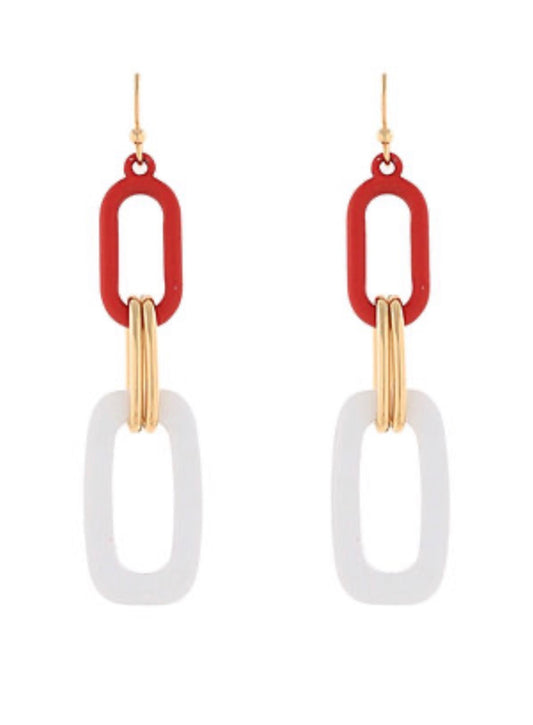 Gameday Color Dangle Earrings