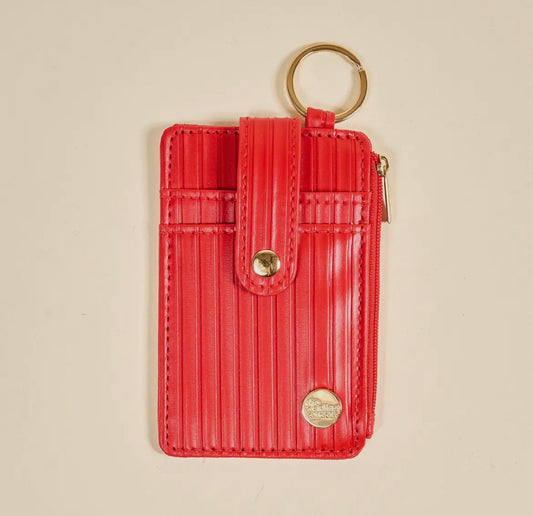 Ripple Ridge Keychain Wallet