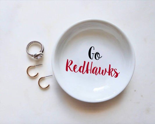 Go RedHawks Ring Dish / Miami University