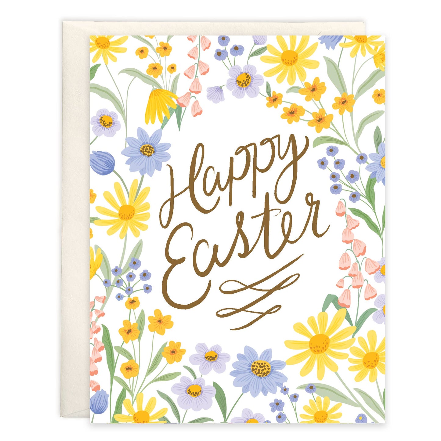 Easter Greeting Card - Easter Wildflowers