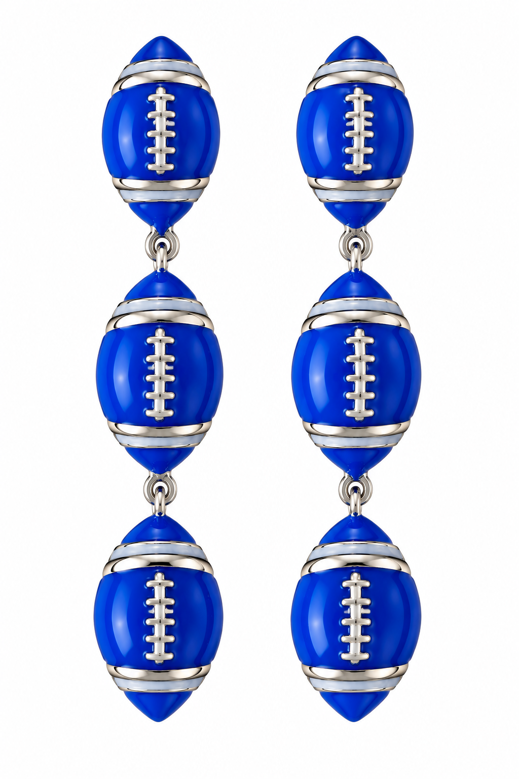 Gameday Linear Football Earrings