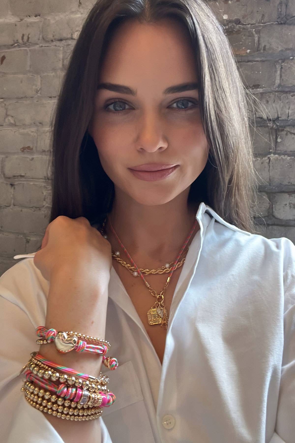 Lottie Multi Bead Paracord Bracelet