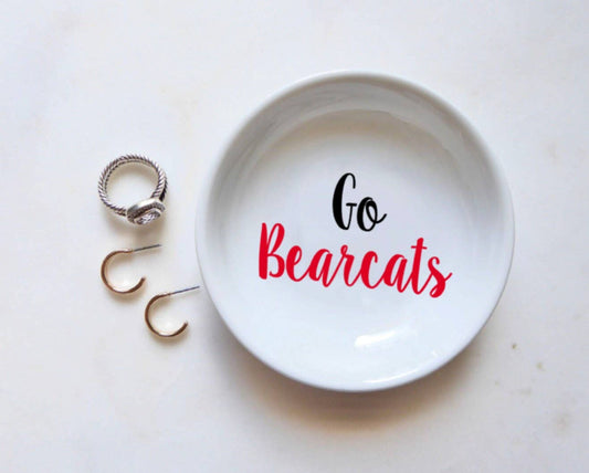 Go Bearcats Ring Dish / University Of Cincinnati