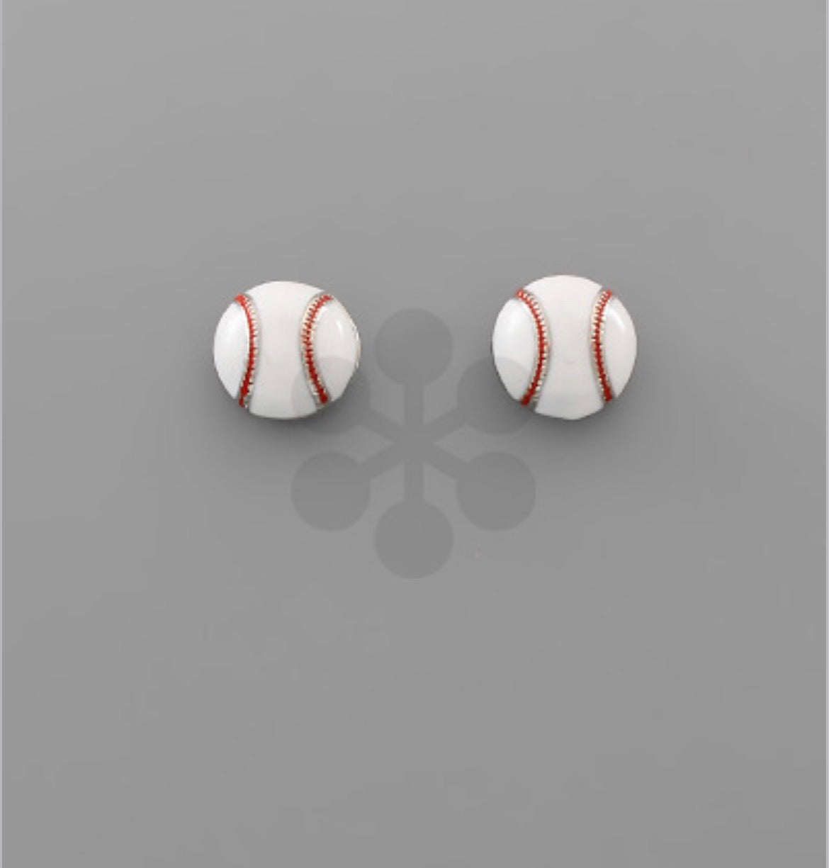 Baseball Enamel Studs